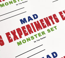 Load image into Gallery viewer, Mad Experiments Monster Set - preorder ends 6/2/24
